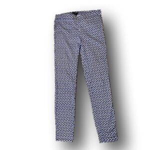 H&M side zip print patterned pants